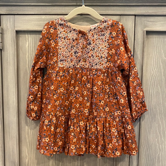 Zara Baby Boho Floral Mini Dress. Size 3-4 Years. - Picture 5 of 6